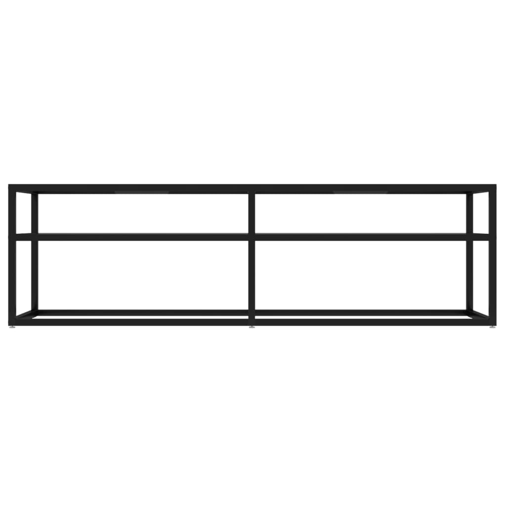 Meuble TV Transparent 140x40x40,5 cm Verre trempé - XIOS