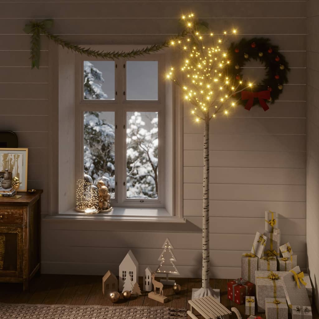 Sapin de Noël 220 LED blanc chaud Saule 2,2 m Int/Ext - XIOS