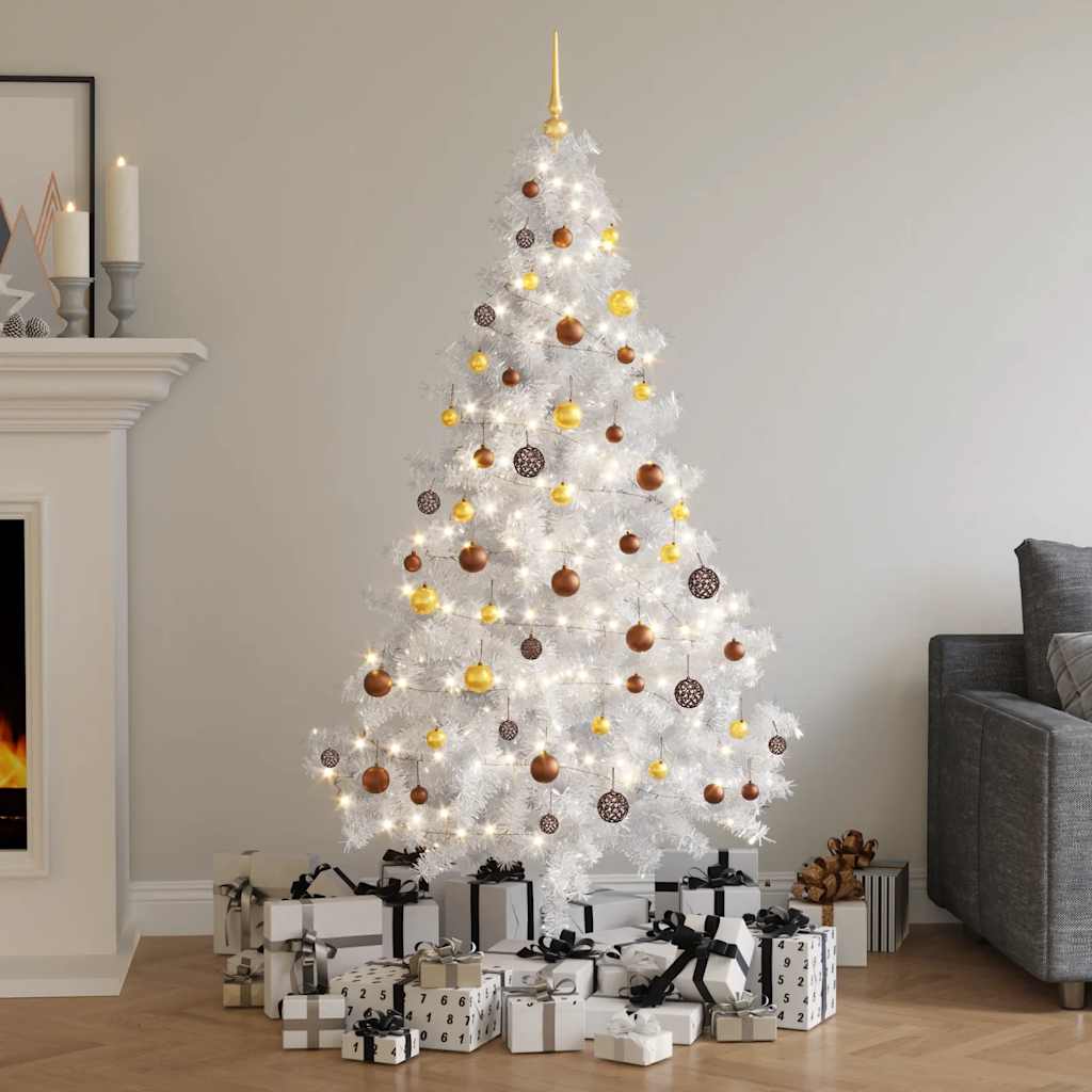 Arbre de Noël artificiel pré-éclairé/boules 180 cm 620 branches - XIOS