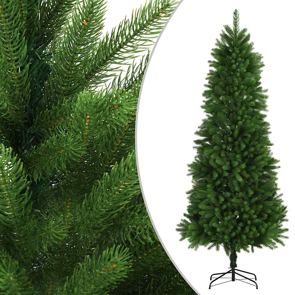 Arbre de Noël artificiel pré-éclairé et boules 240 cm vert