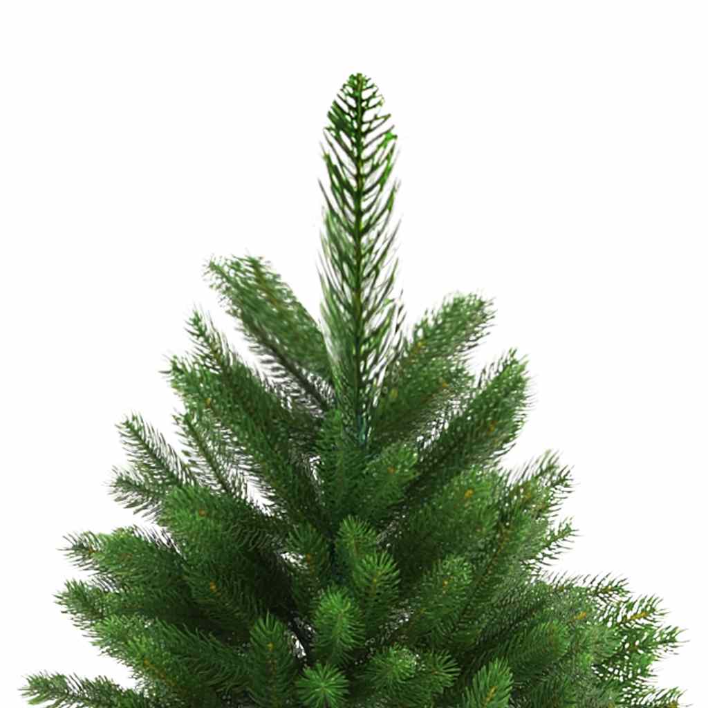 Arbre de Noël artificiel pré-éclairé et boules 240 cm vert