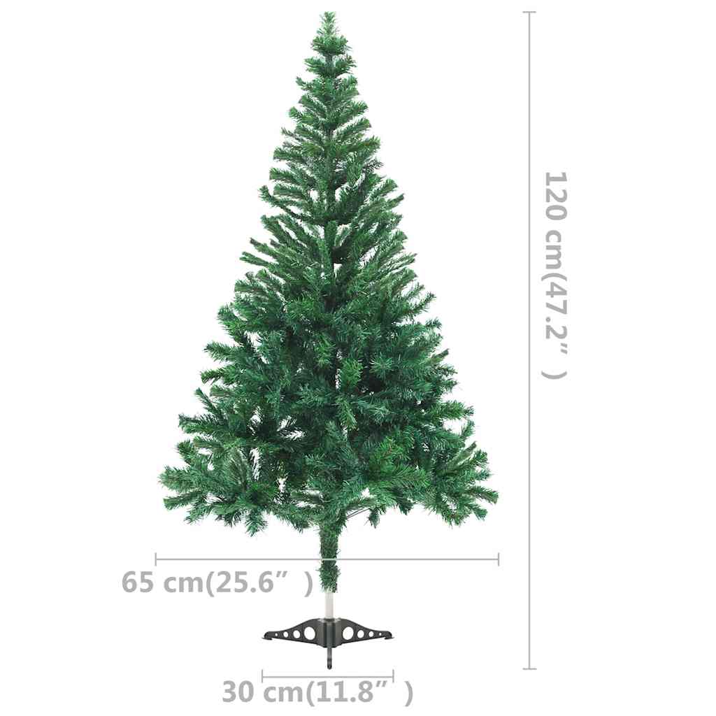 Arbre de Noël artificiel pré-éclairé/boules 120 cm 230 branches - XIOS