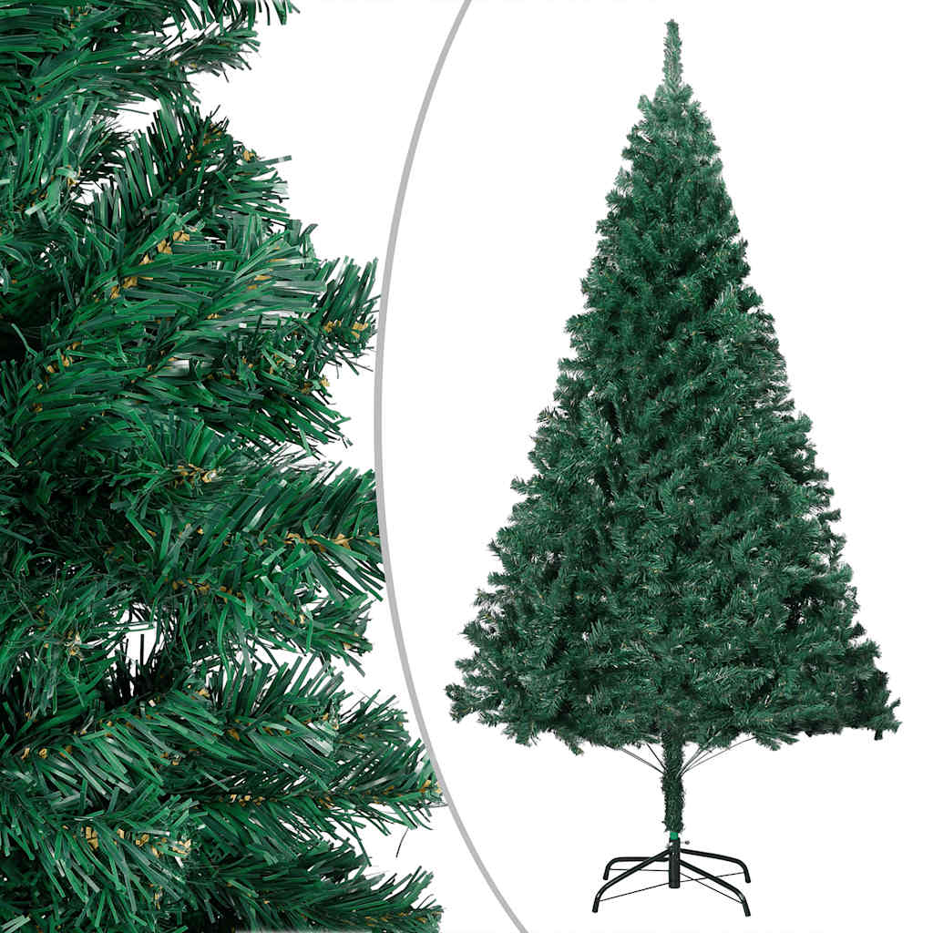 Arbre de Noël artificiel pré-éclairé et boules vert 150 cm PVC - XIOS