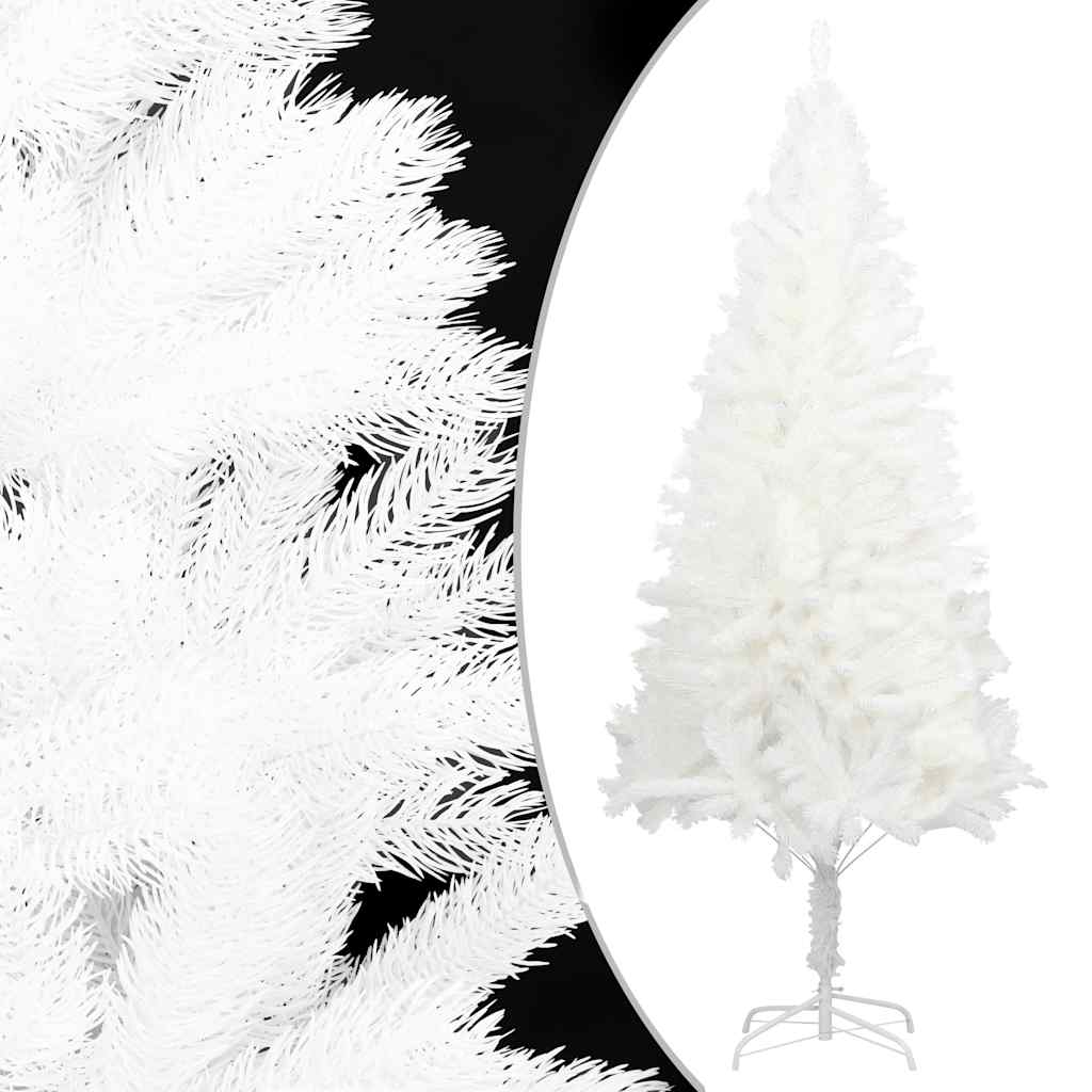 Arbre de Noël artificiel pré-éclairé et boules blanc 150 cm - XIOS