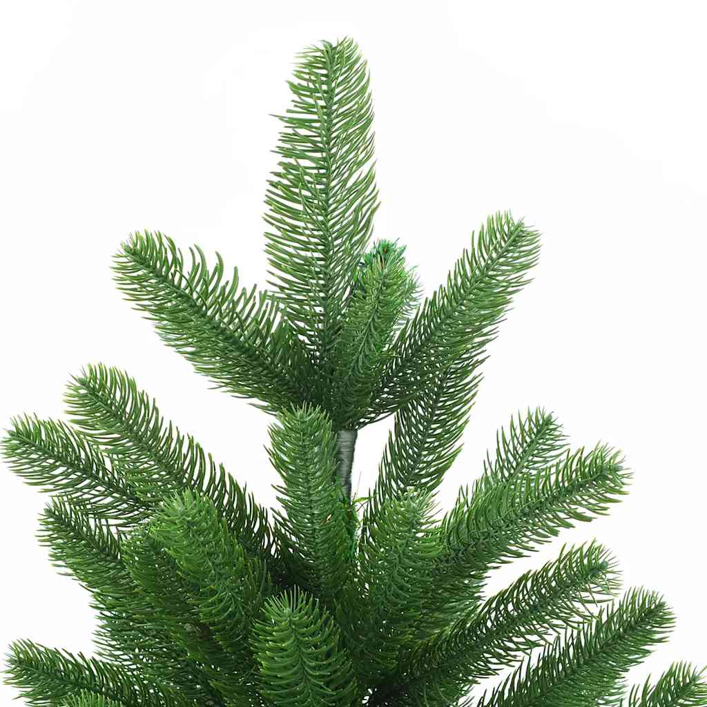 Arbre de Noël artificiel pré-éclairé et boules 180 cm vert
