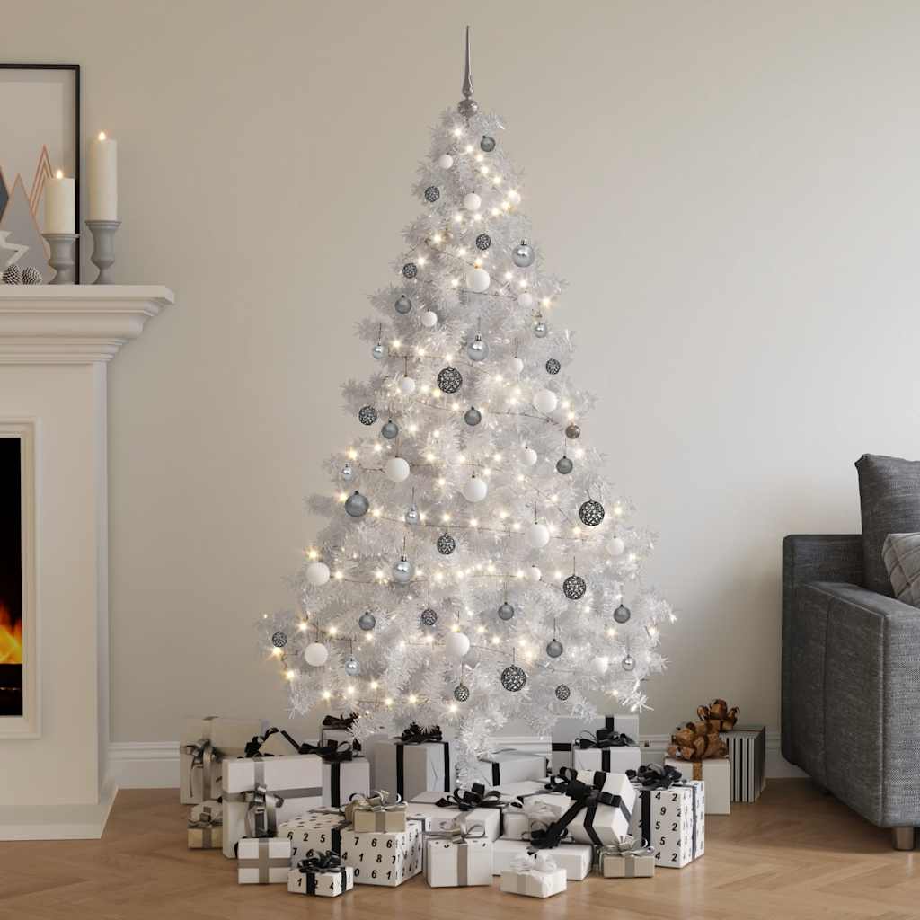 Arbre de Noël artificiel pré-éclairé/boules 180 cm 620 branches