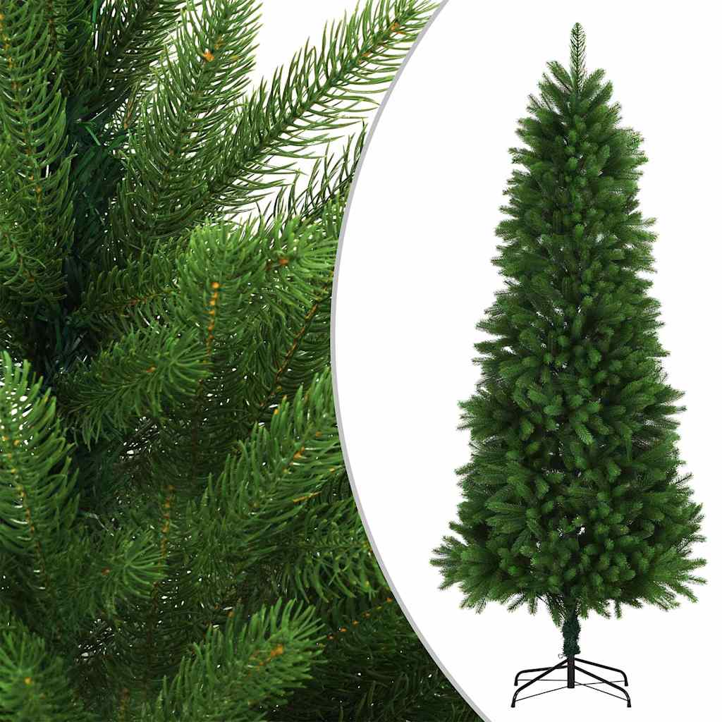 Arbre de Noël artificiel pré-éclairé et boules 240 cm vert