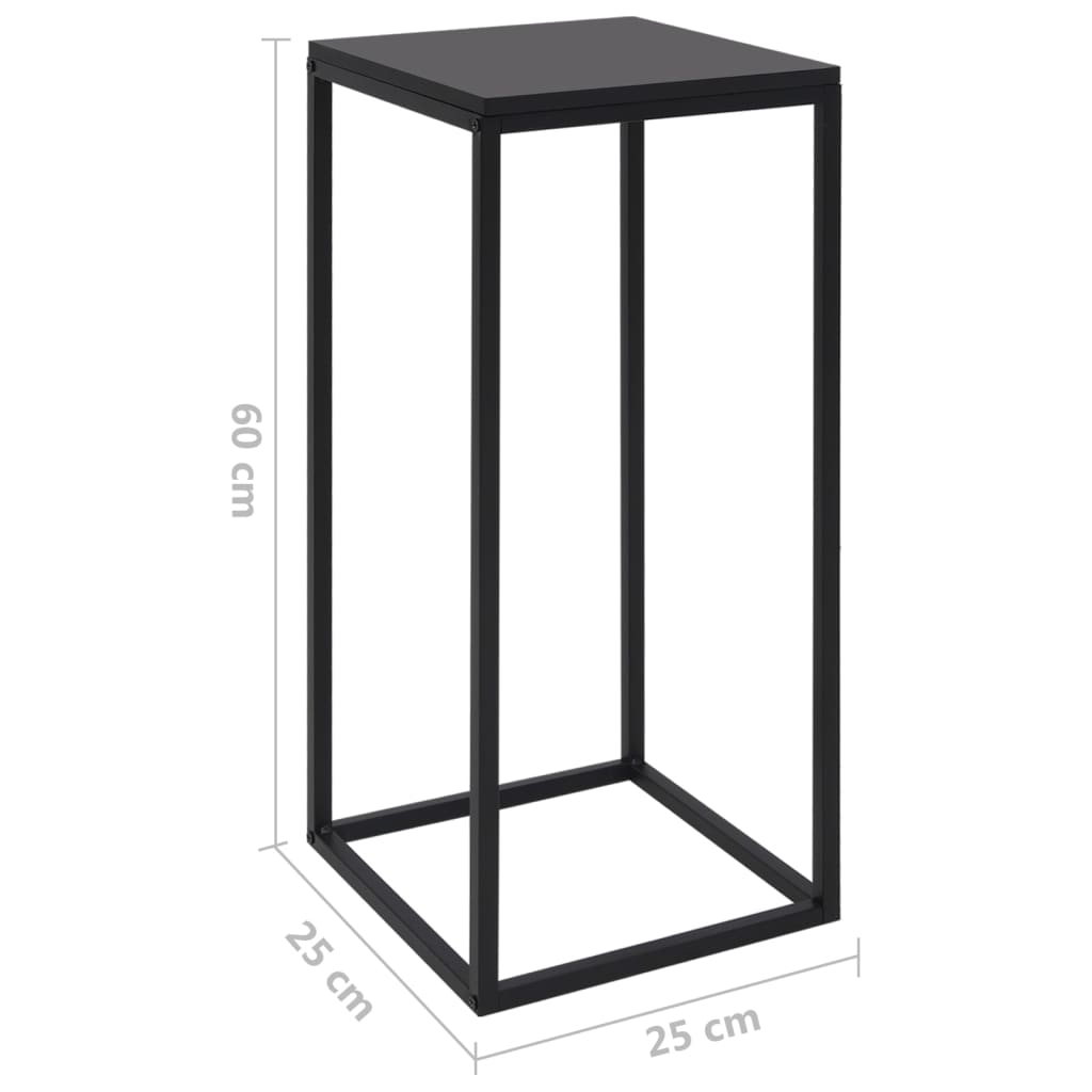 Tables d'appoint 2 pcs Noir Acier - XIOS