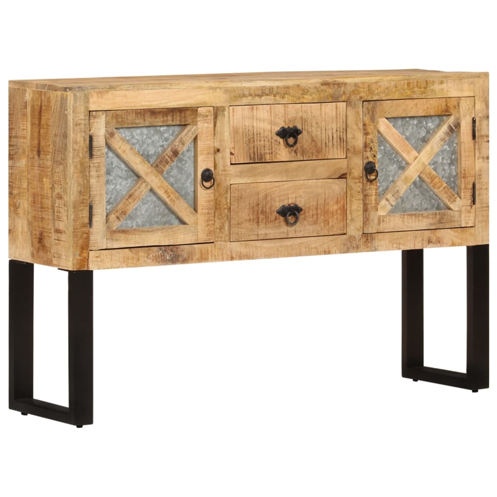Buffet 110x30x74 cm Bois de manguier brut - XIOS