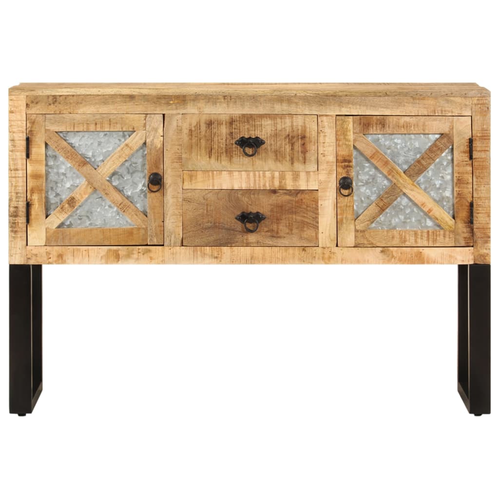 Buffet 110x30x74 cm Bois de manguier brut - XIOS
