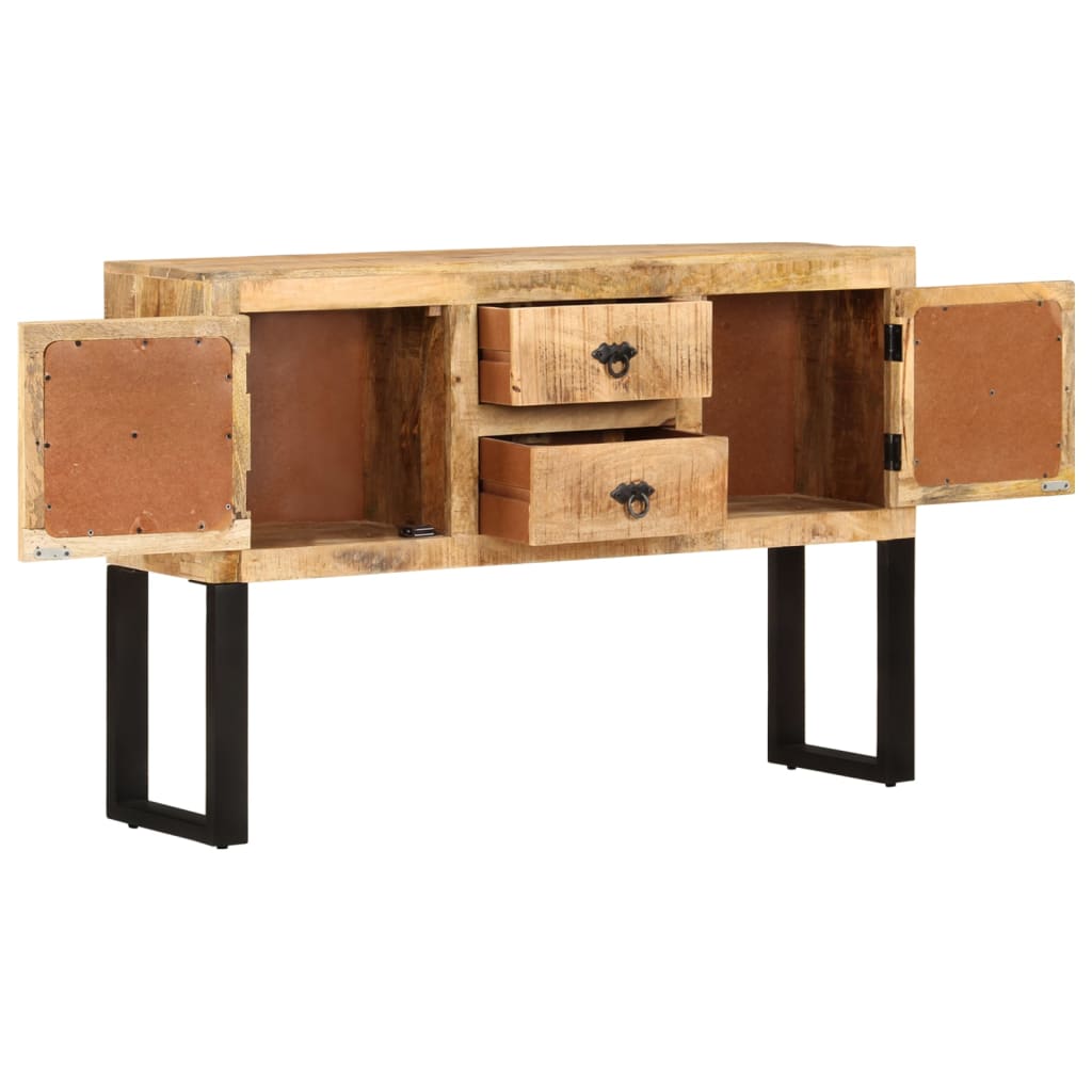Buffet 110x30x74 cm Bois de manguier brut - XIOS