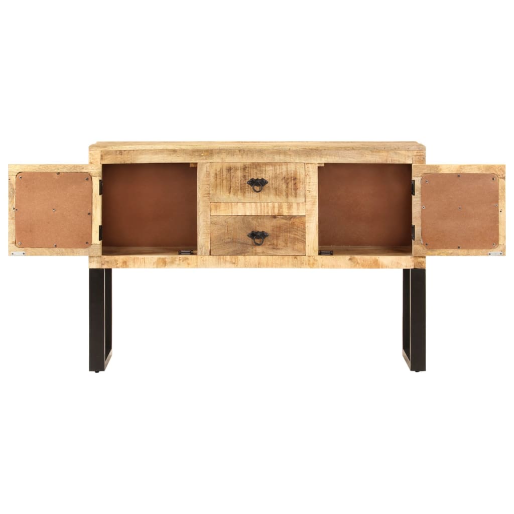 Buffet 110x30x74 cm Bois de manguier brut - XIOS