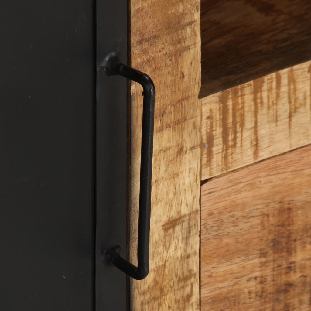 Meuble TV 110x31x46 cm Bois de manguier brut - XIOS