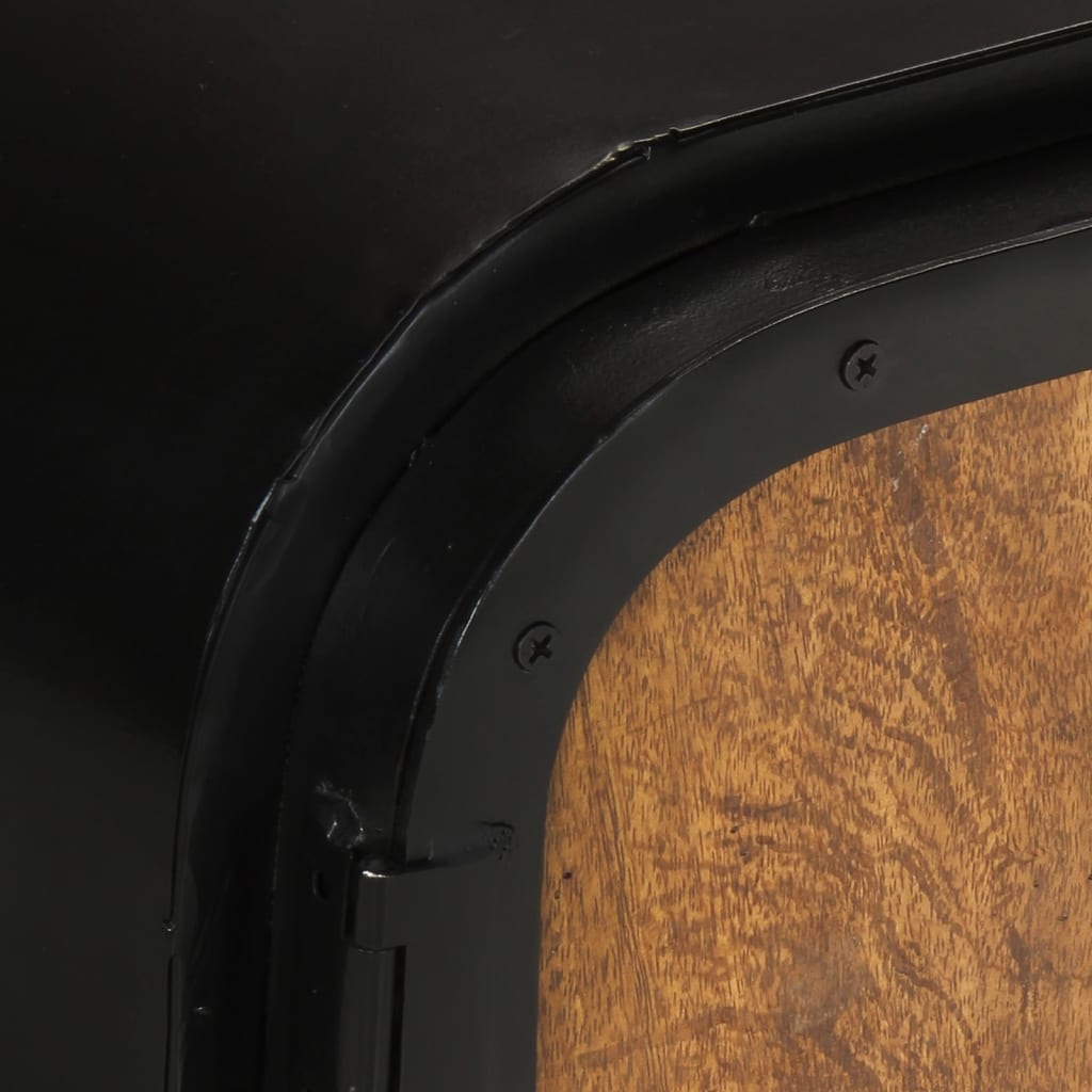 Meuble TV 110x30x45 cm Bois de récupération massif - XIOS