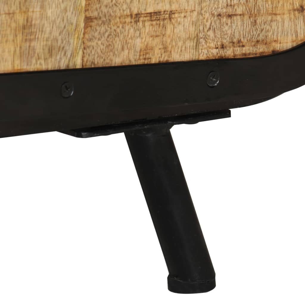 Meuble TV 110x30x45 cm Bois de manguier brut - XIOS