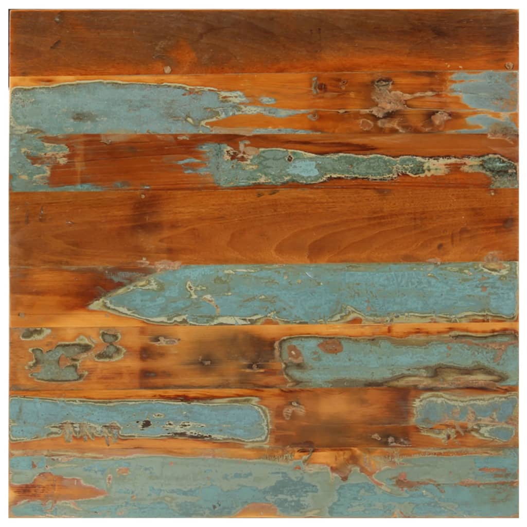 Table basse 68x68x35 cm Bois de récupération massif - XIOS