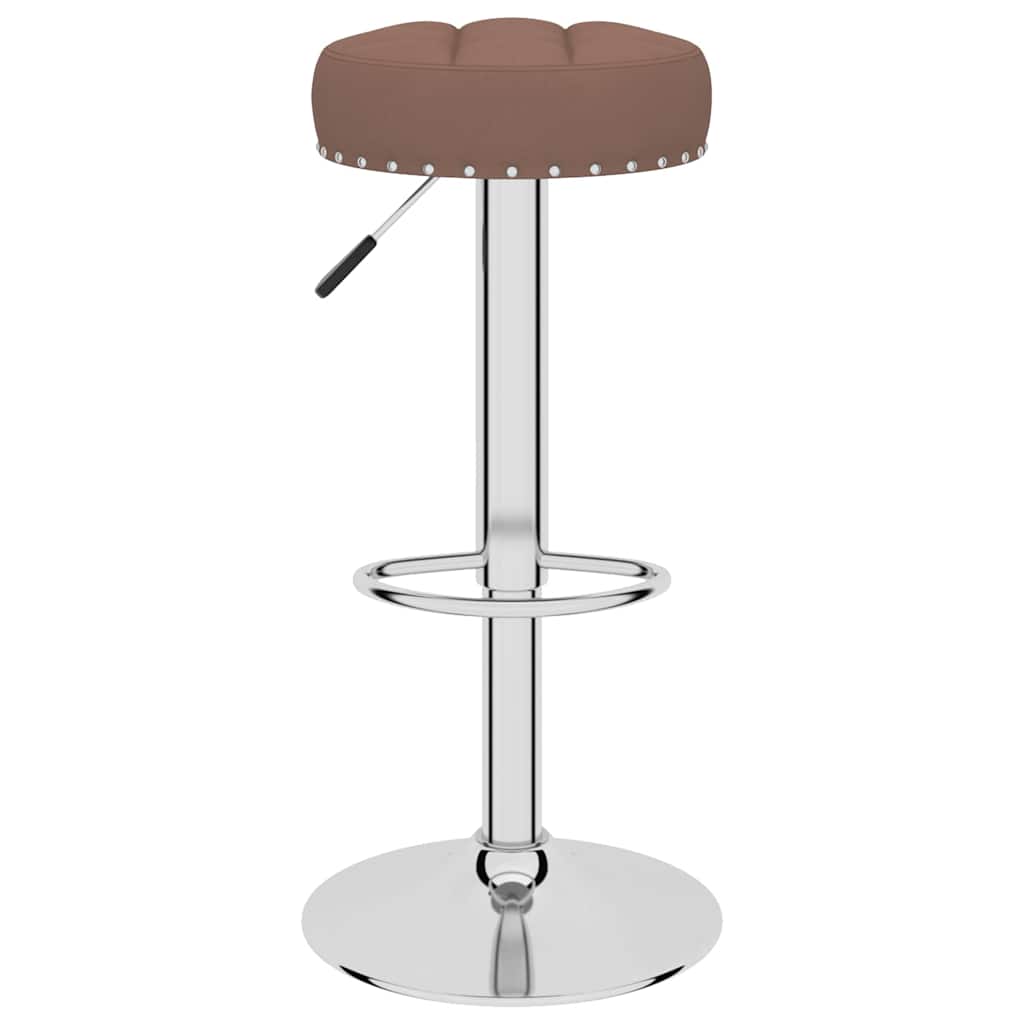 Tabourets de bar lot de 2 marron tissu - XIOS