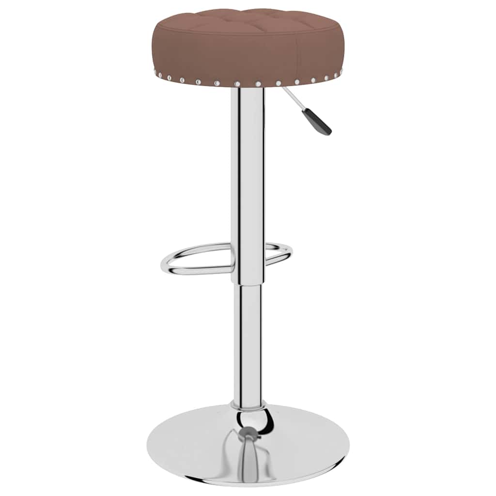 Tabourets de bar lot de 2 marron tissu - XIOS