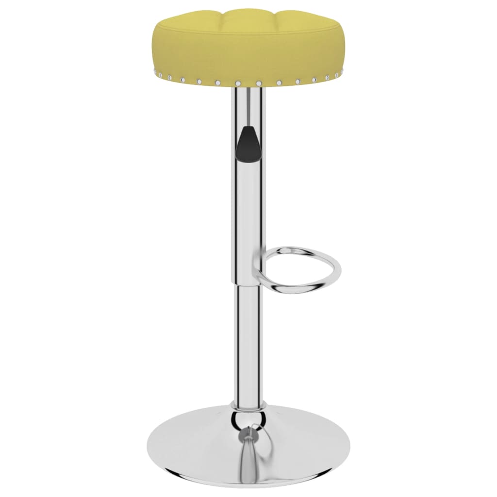 Tabourets de bar lot de 2 vert tissu - XIOS