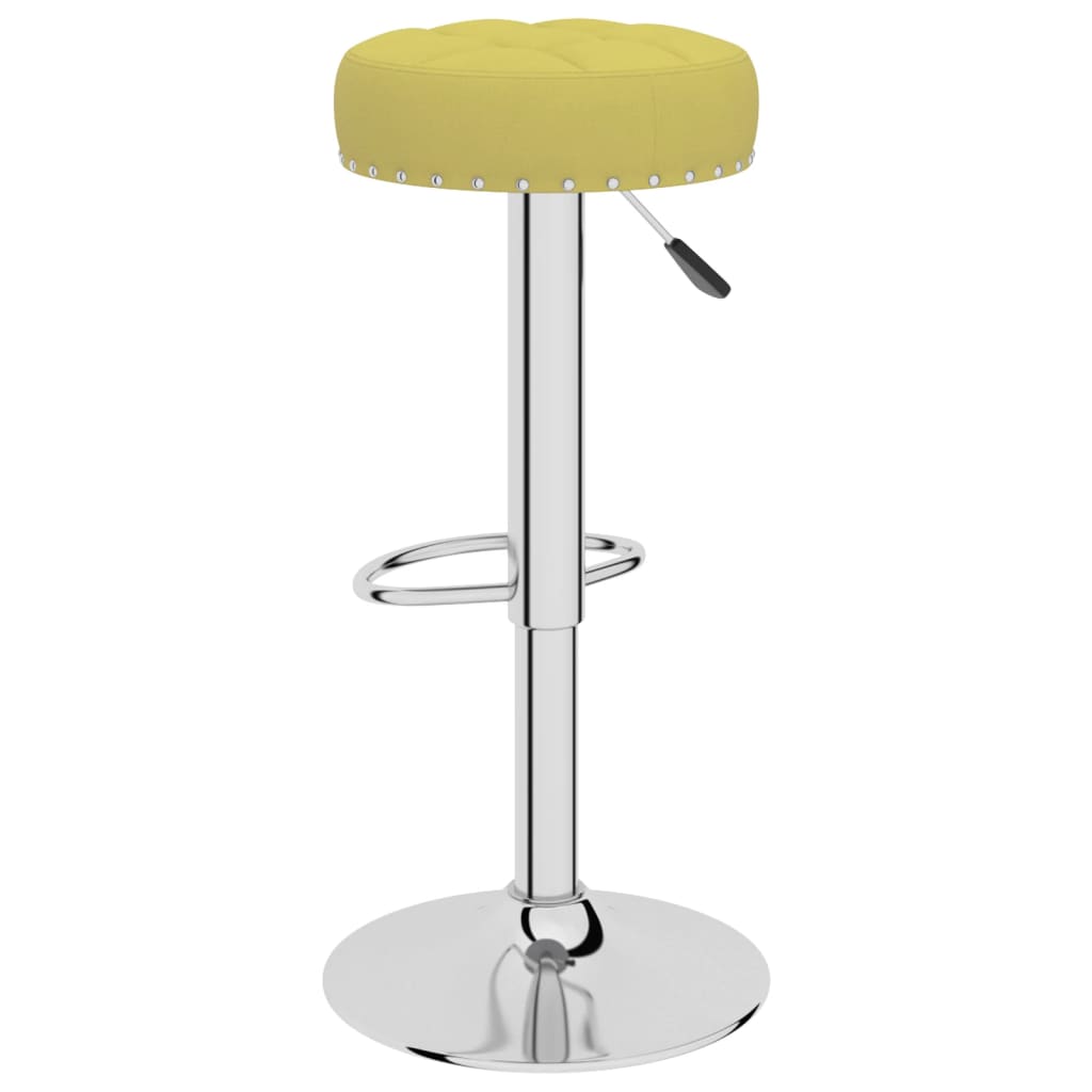 Tabourets de bar lot de 2 vert tissu - XIOS