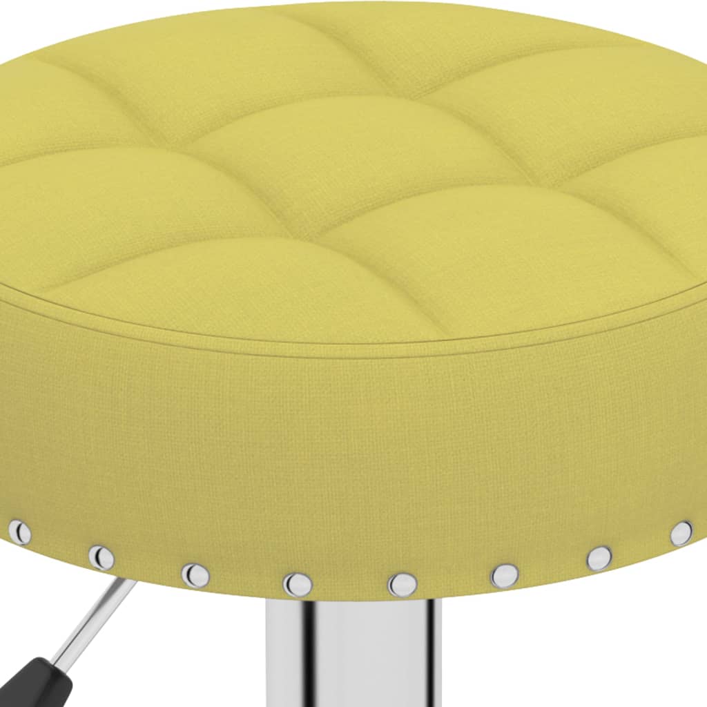 Tabourets de bar lot de 2 vert tissu - XIOS