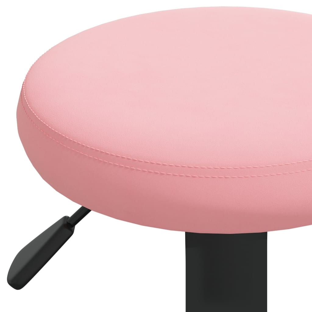 Tabourets de bar lot de 2 rose velours - XIOS