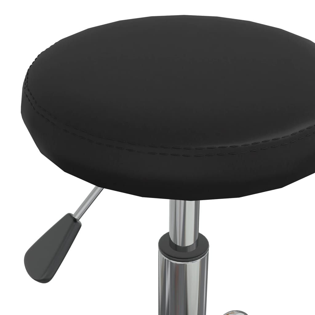 Chaise pivotante de bureau Noir Similicuir - XIOS