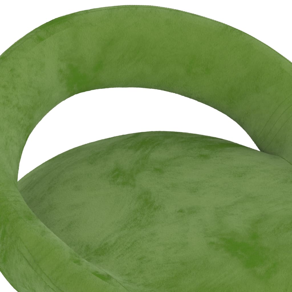 Tabourets de bar lot de 2 vert clair velours - XIOS