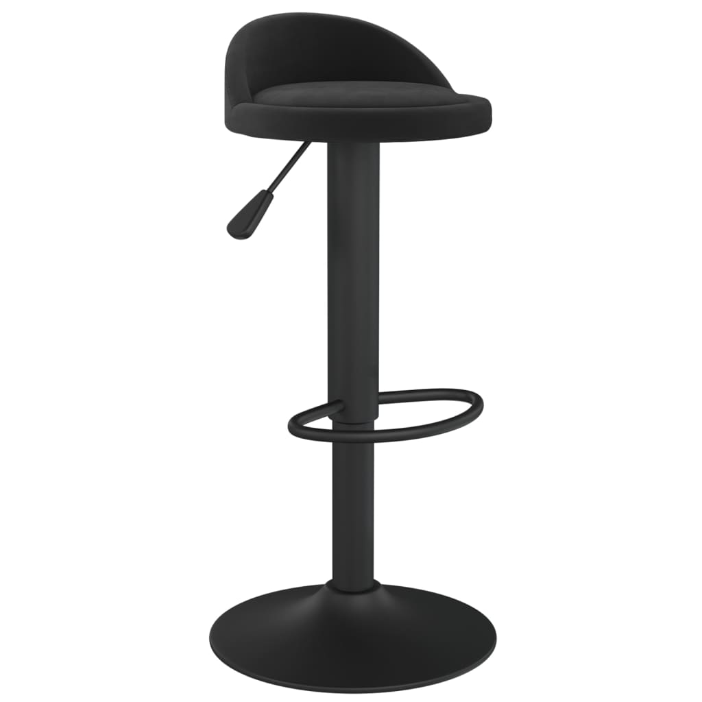 Tabouret de bar Noir Velours - XIOS