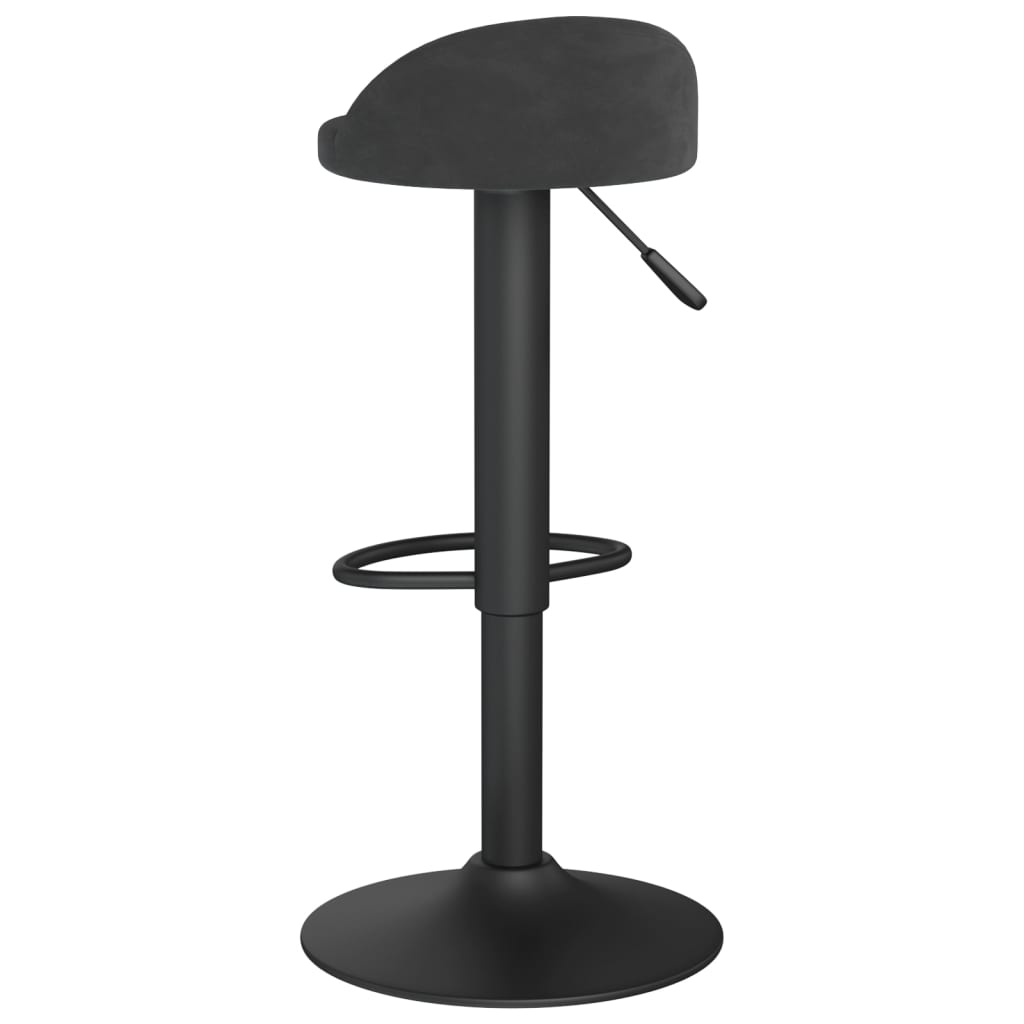 Tabouret de bar Noir Velours - XIOS