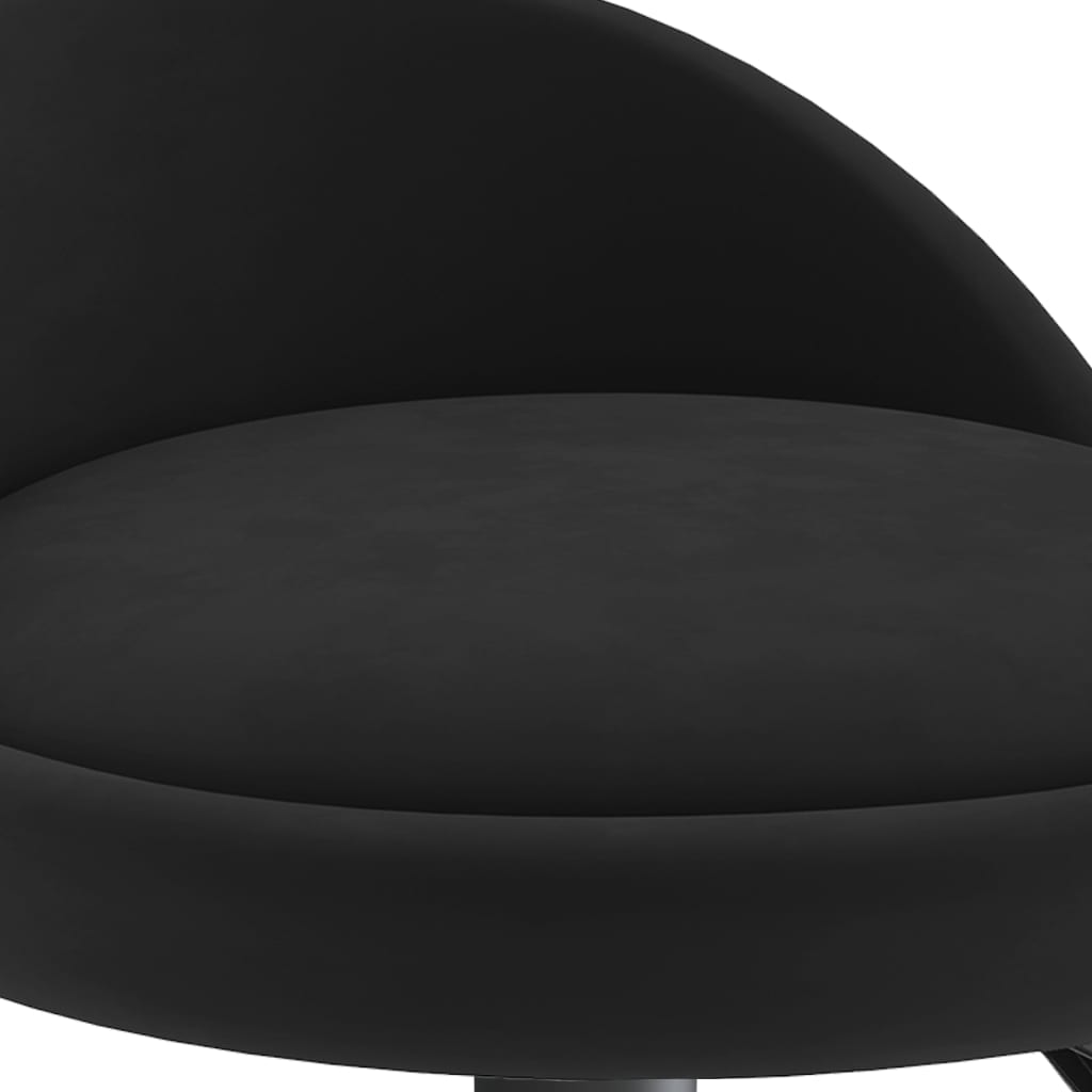 Tabouret de bar Noir Velours - XIOS