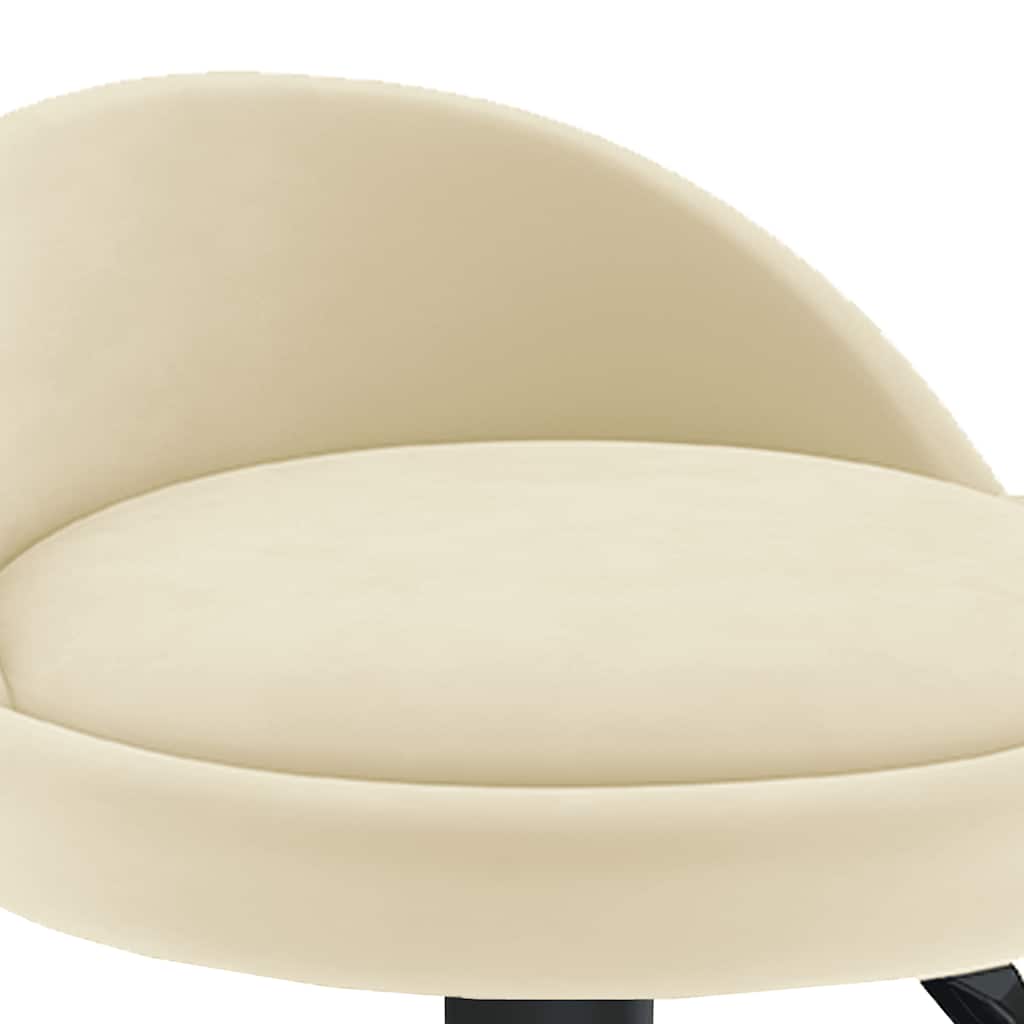 Tabouret de bar Crème Velours - XIOS
