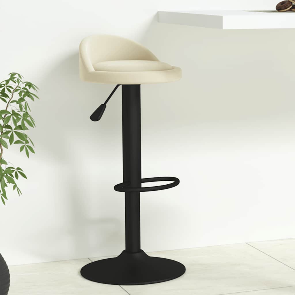 Tabouret de bar Crème Velours - XIOS