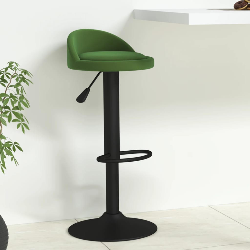 Tabouret de bar Vert foncé Velours - XIOS
