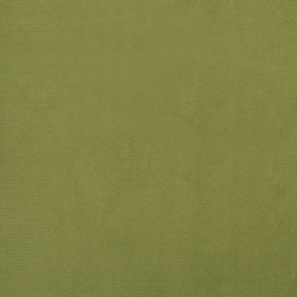Tabourets de bar lot de 2 vert clair velours - XIOS