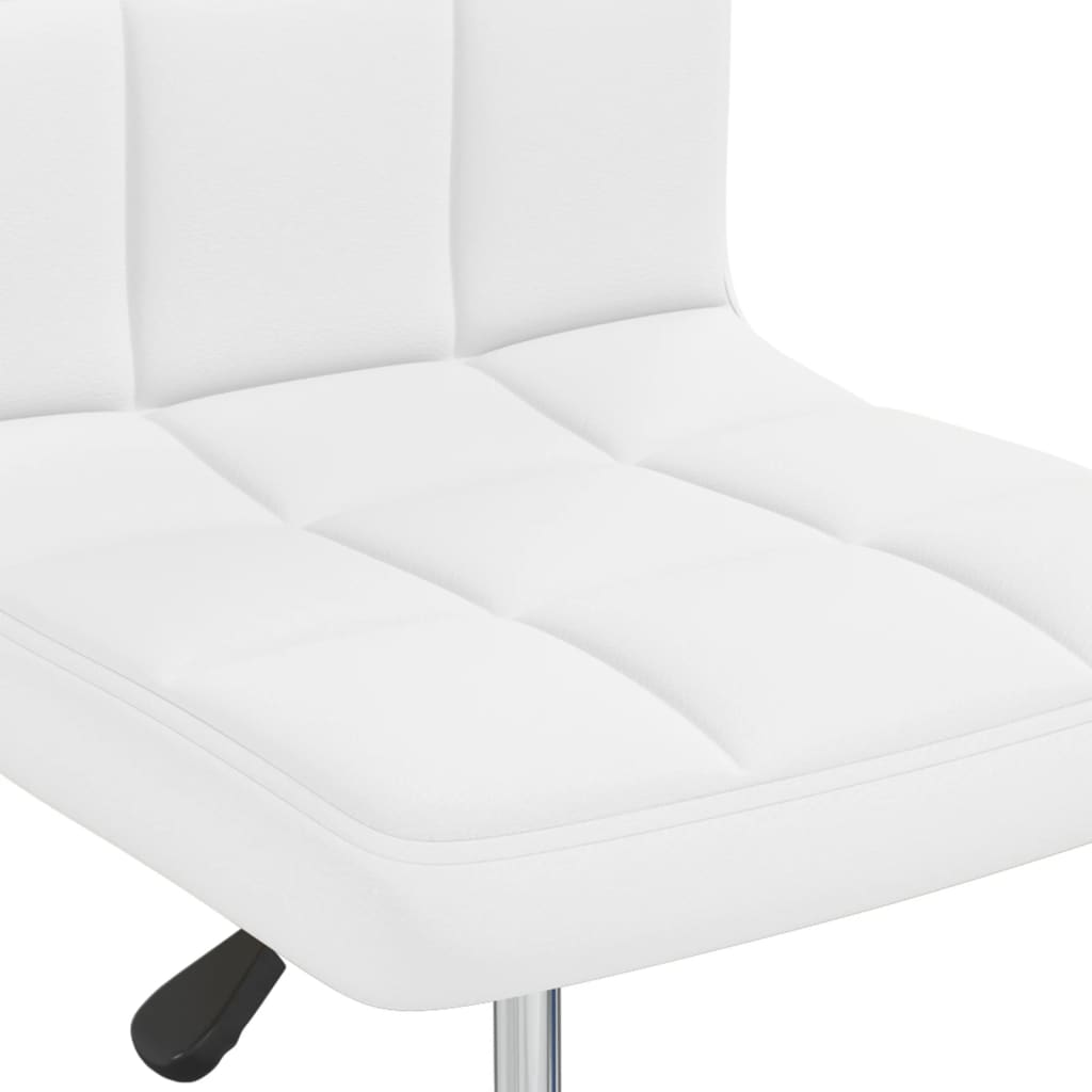 Chaises à manger lot de 4 blanc similicuir - XIOS