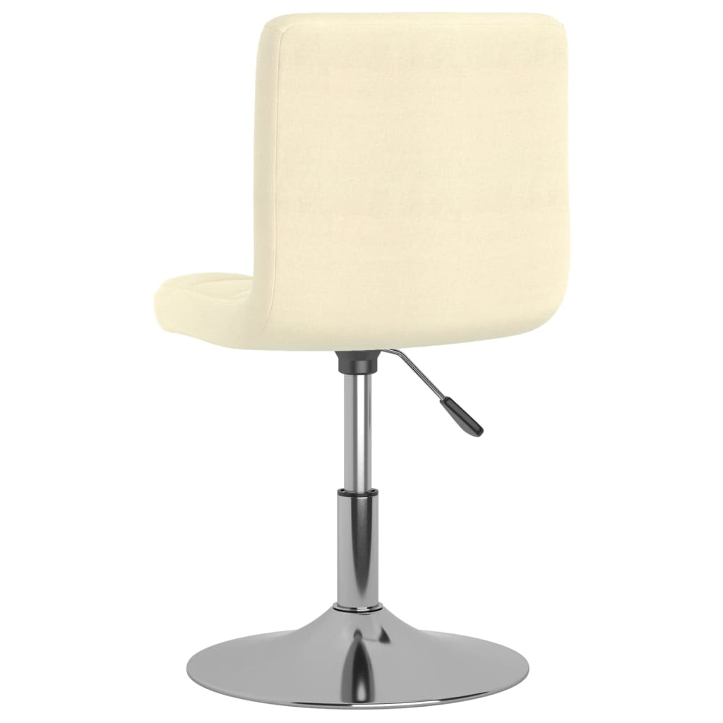 Tabouret de bar pivotant Crème Tissu - XIOS