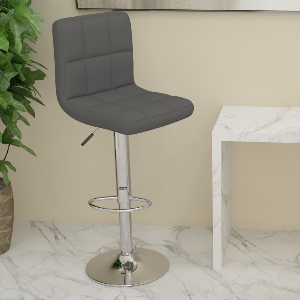 Tabouret de bar Gris foncé Tissu - XIOS