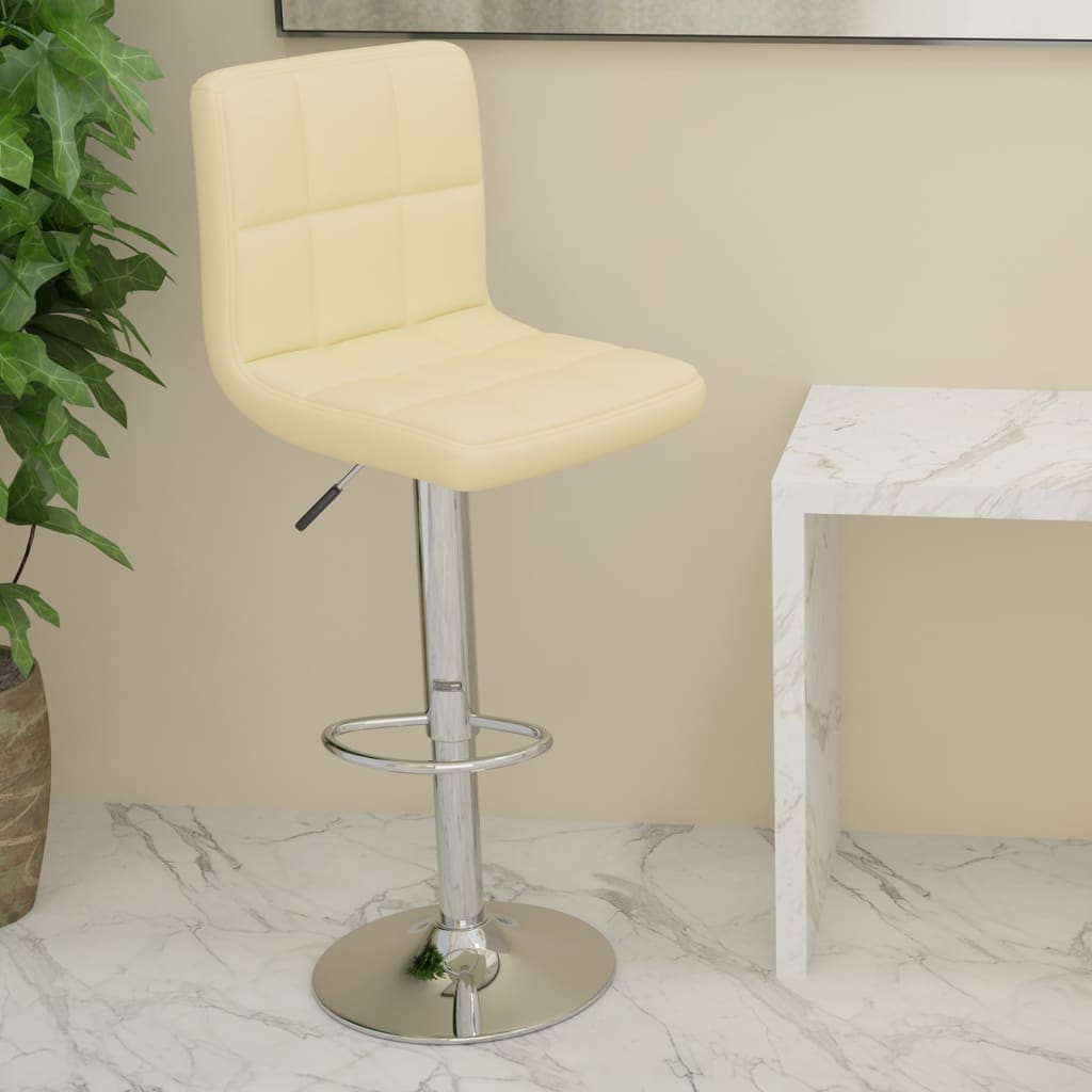 Tabouret de bar Crème Tissu - XIOS