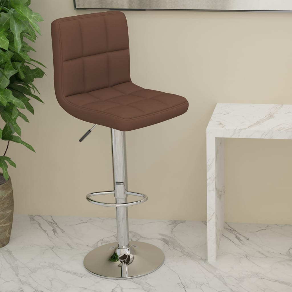 Tabouret de bar Marron Tissu - XIOS