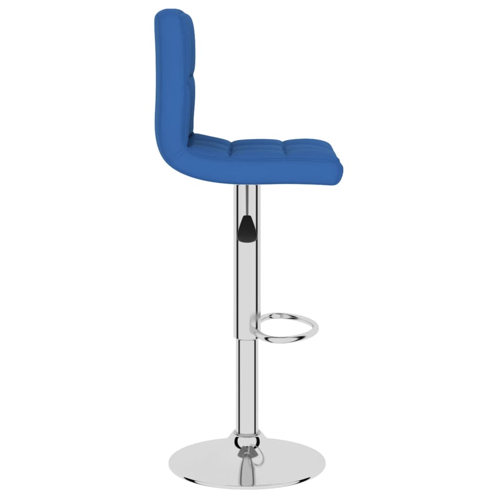 Tabouret de bar Bleu Tissu - XIOS