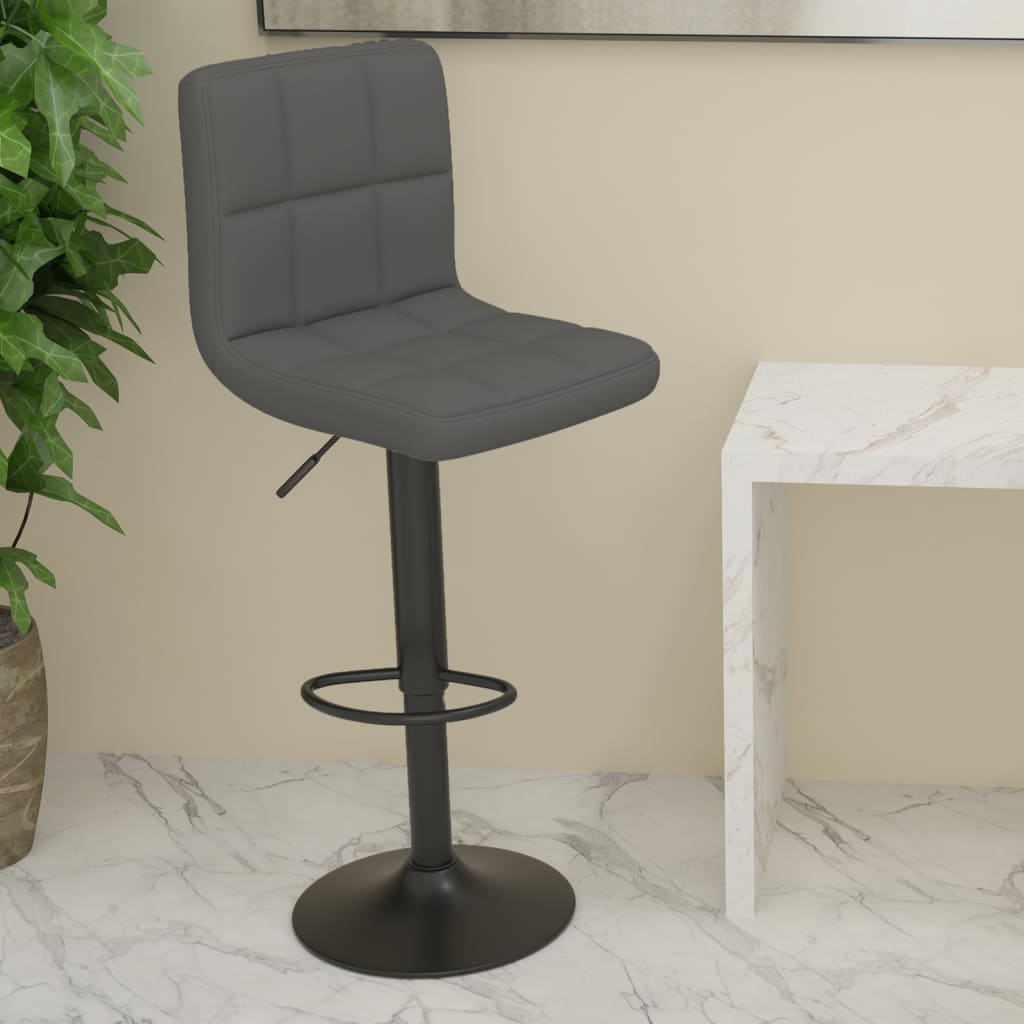 Tabouret de bar Gris foncé Tissu - XIOS
