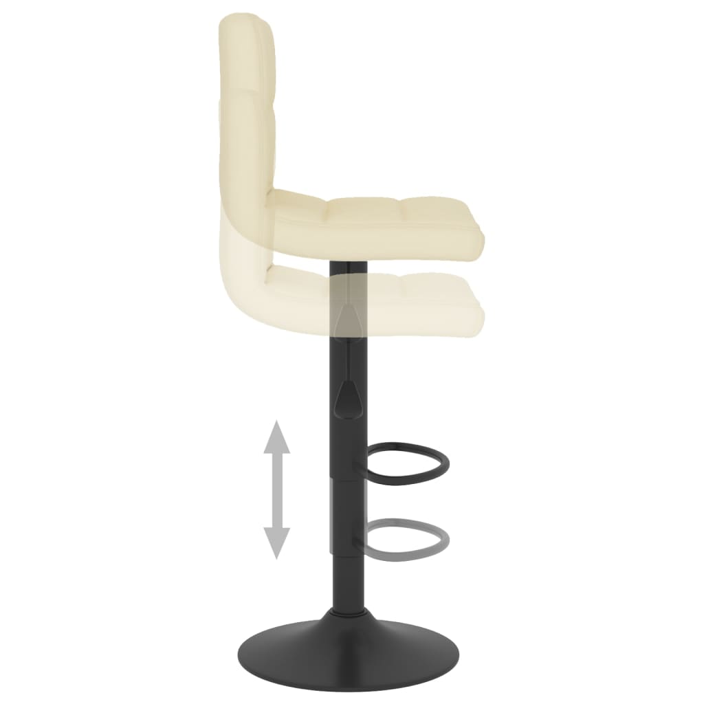 Tabouret de bar Crème Tissu - XIOS