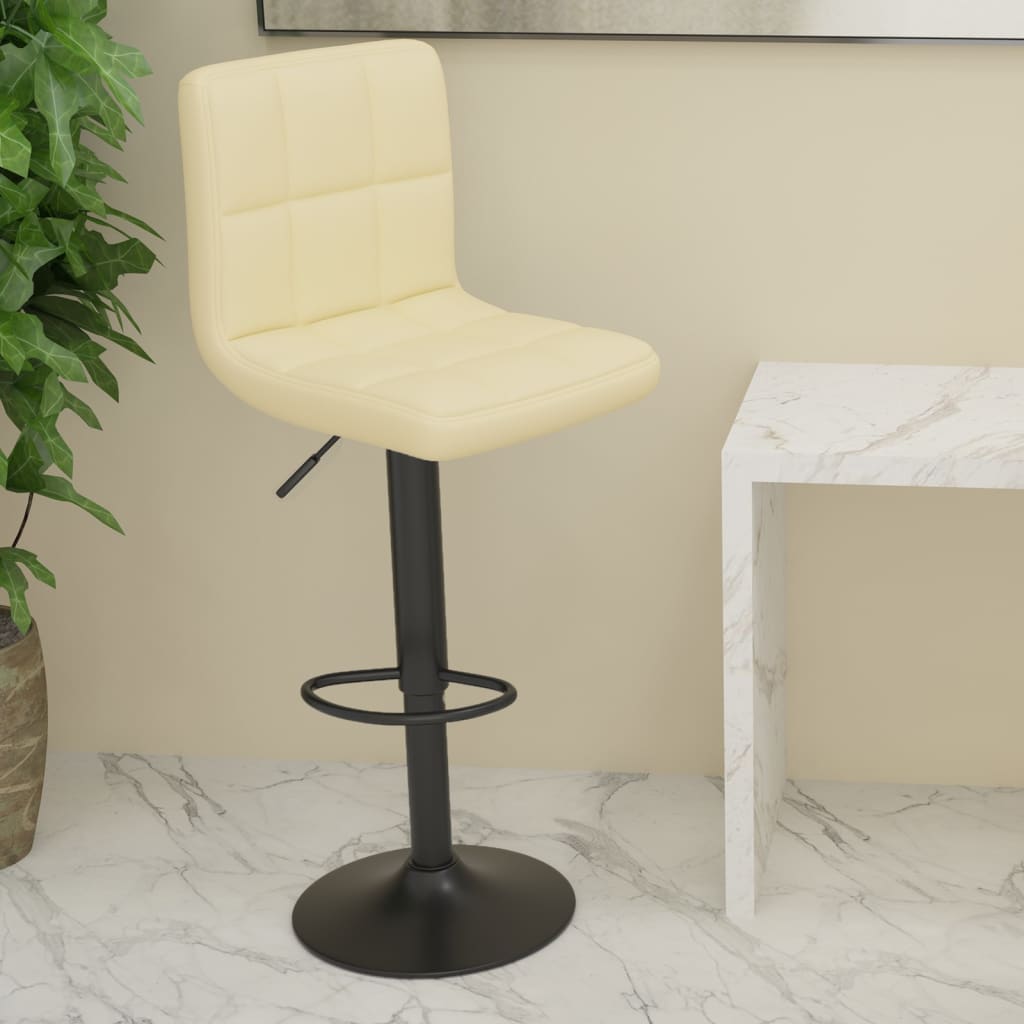 Tabouret de bar Crème Tissu - XIOS
