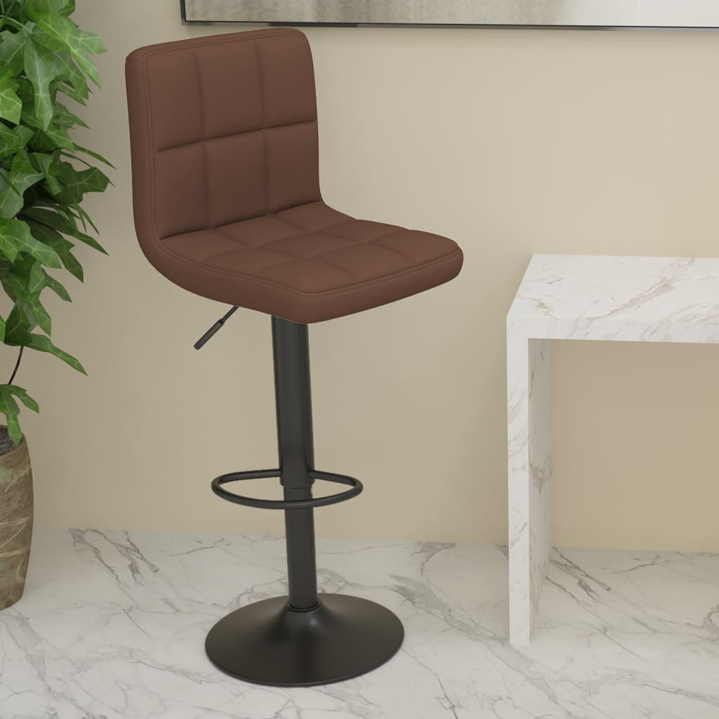Tabouret de bar Marron Tissu - XIOS