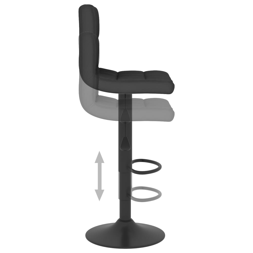 Tabouret de bar Noir Tissu - XIOS