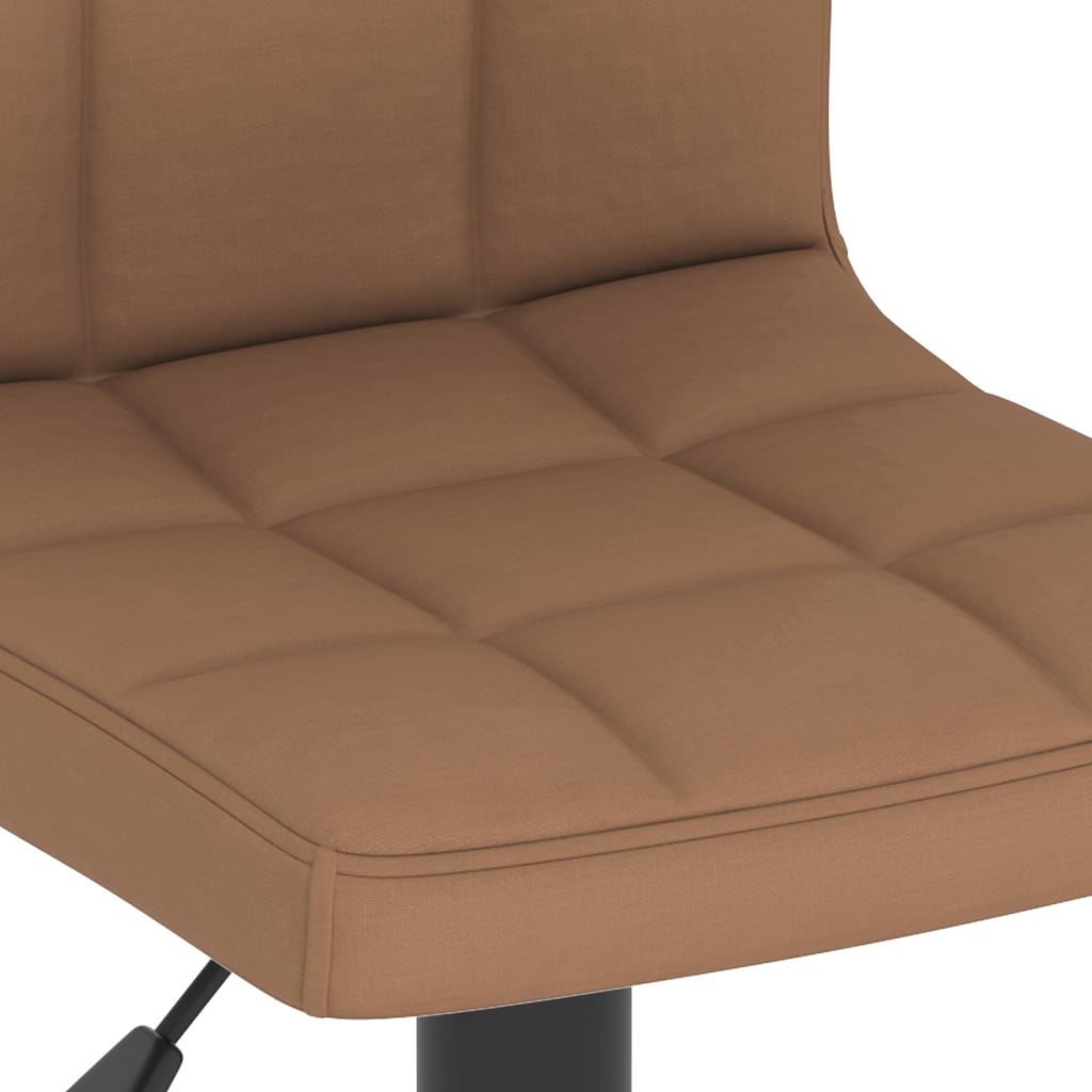 Tabourets de bar lot de 2 marron tissu - XIOS
