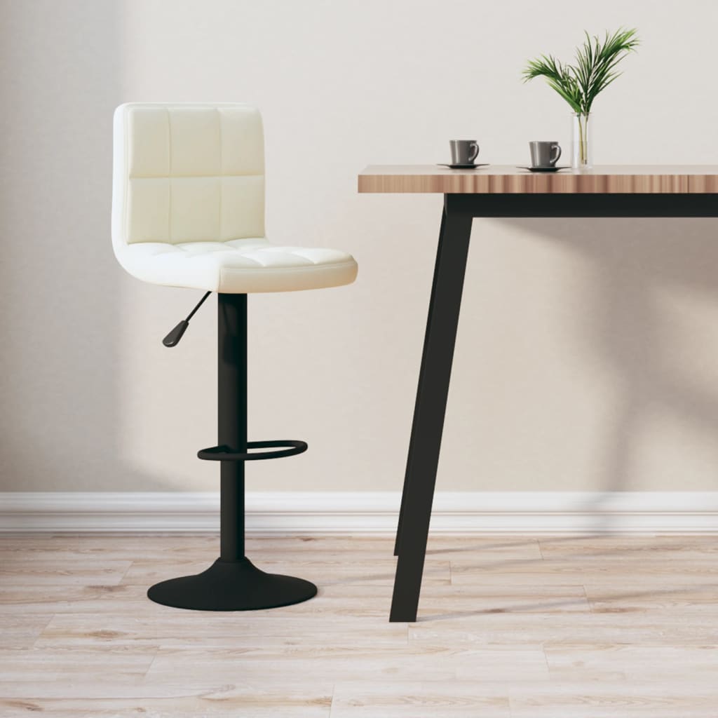 Tabouret de bar Crème Velours - XIOS