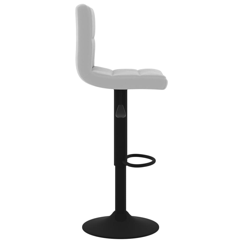 Tabouret de bar Gris clair Velours - XIOS