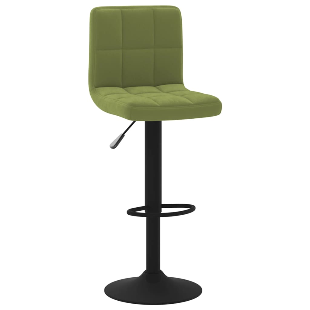 Tabouret de bar Vert clair Velours - XIOS